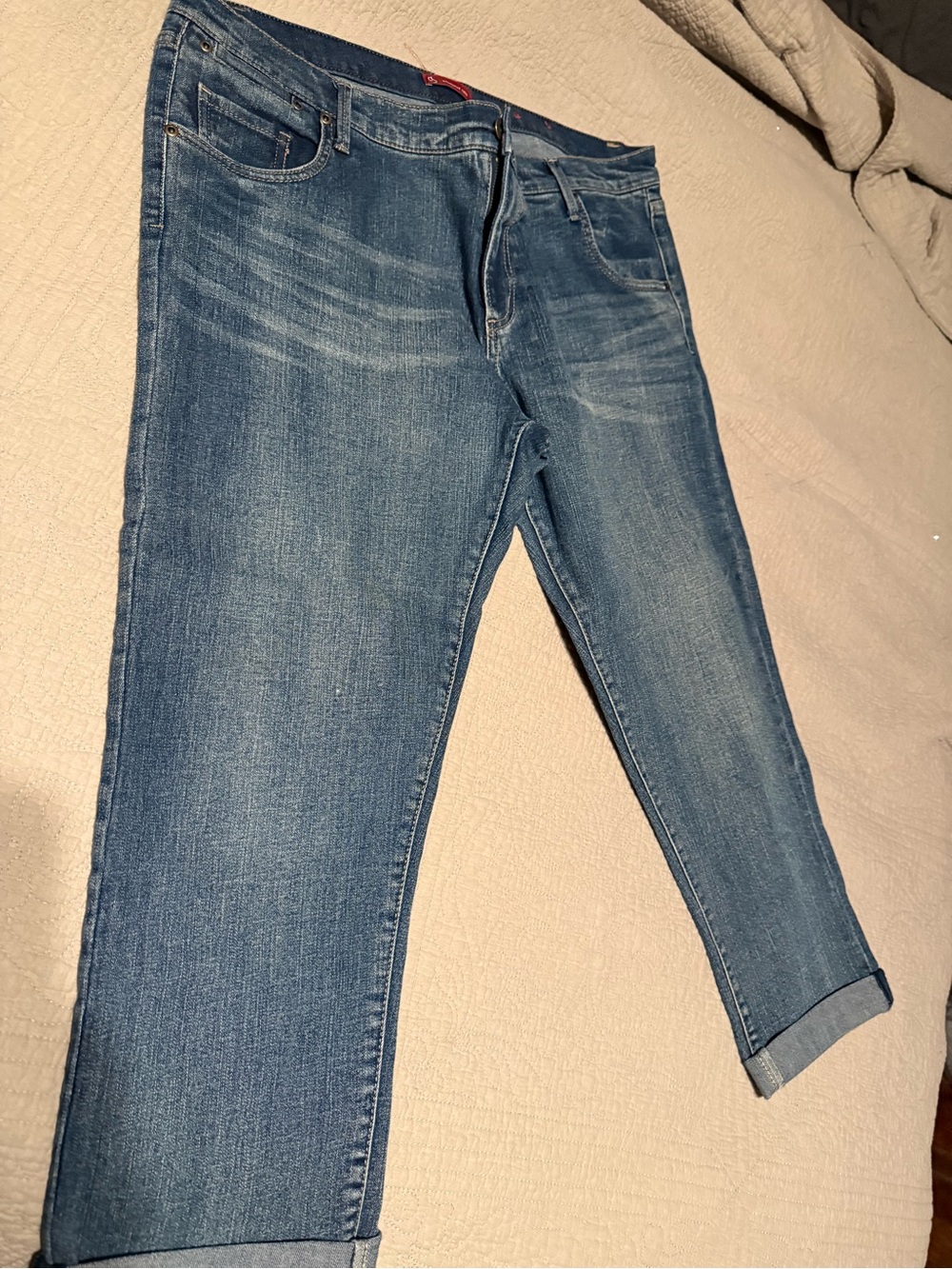 Christopher & Banks Women’s Blue Denim Jeans - Classic Straight Fit